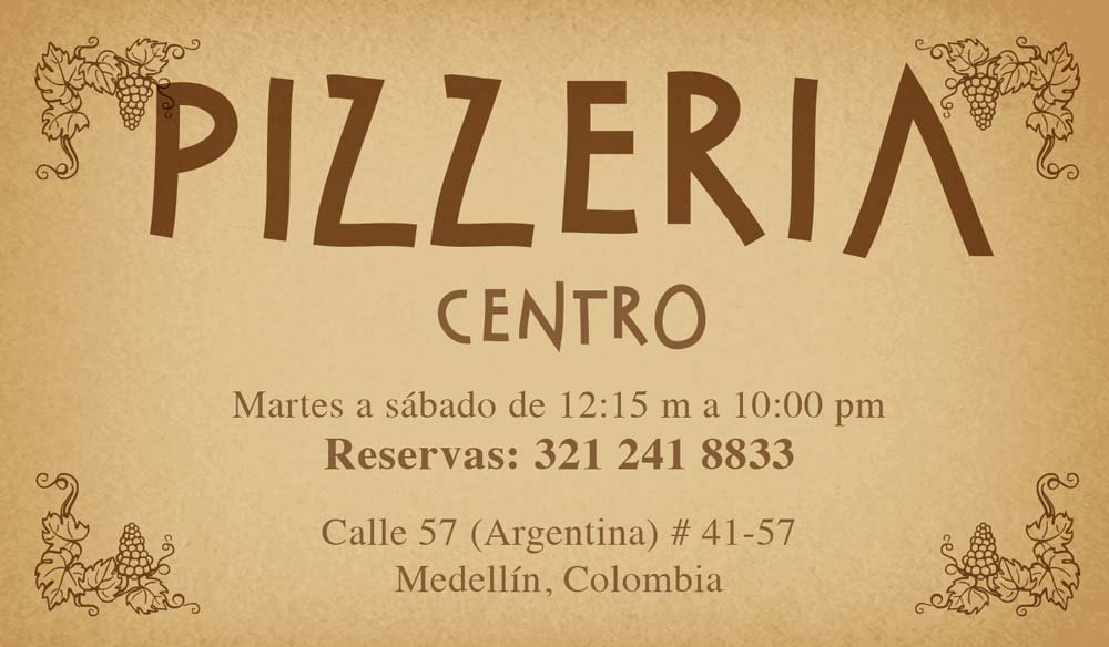 Recomendado Pizzería Centro